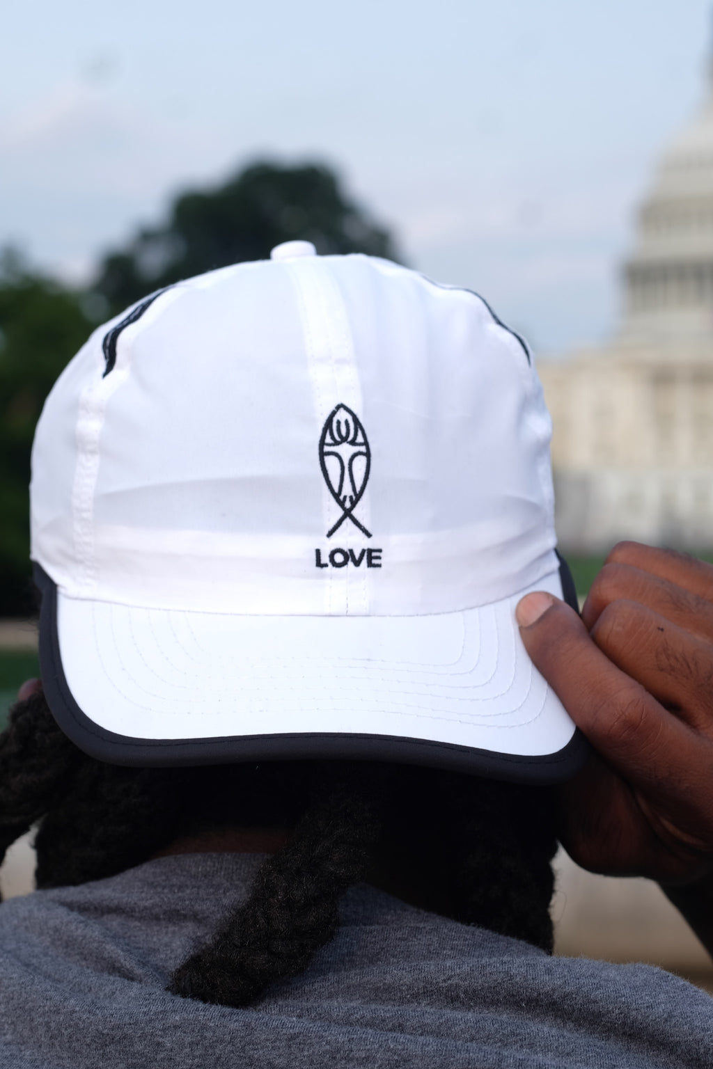 White Athletic Cap
